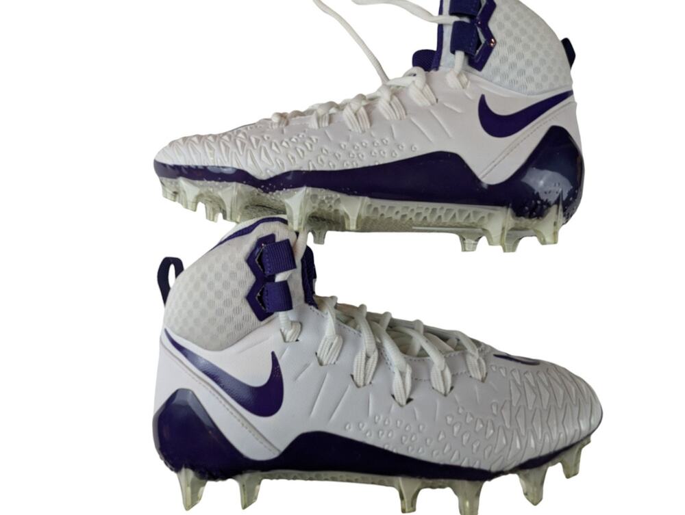 Nike Men's Force Savage Pro 880144-156 White Court Purple Size 7